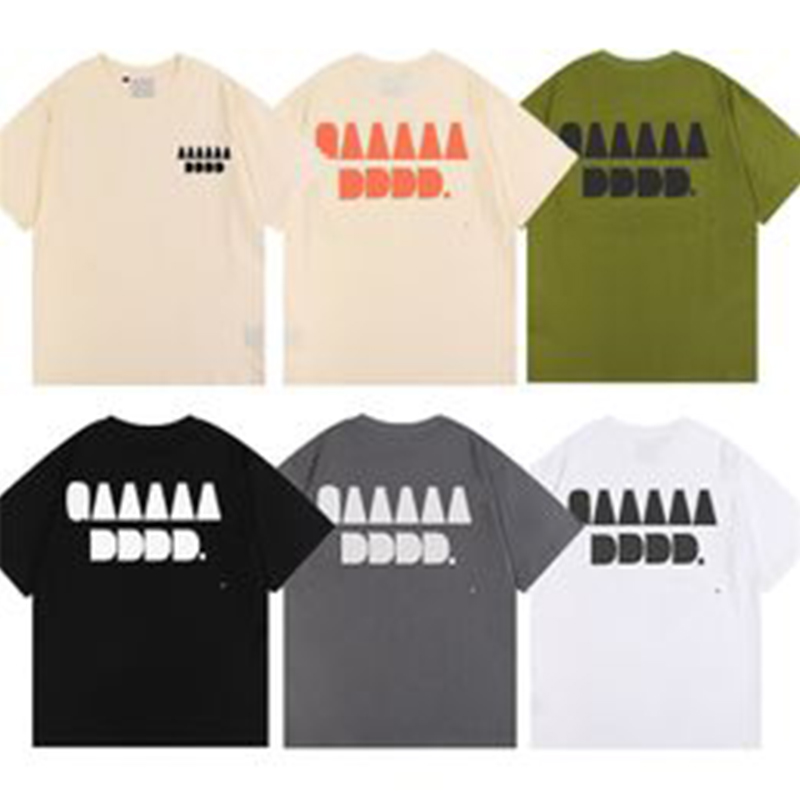 T-shirt T-shirts pour hommes T-shirts de créateurs T-shirts de mode Tops d'été Conception de lettre classique avec manches courtes en noir et bla