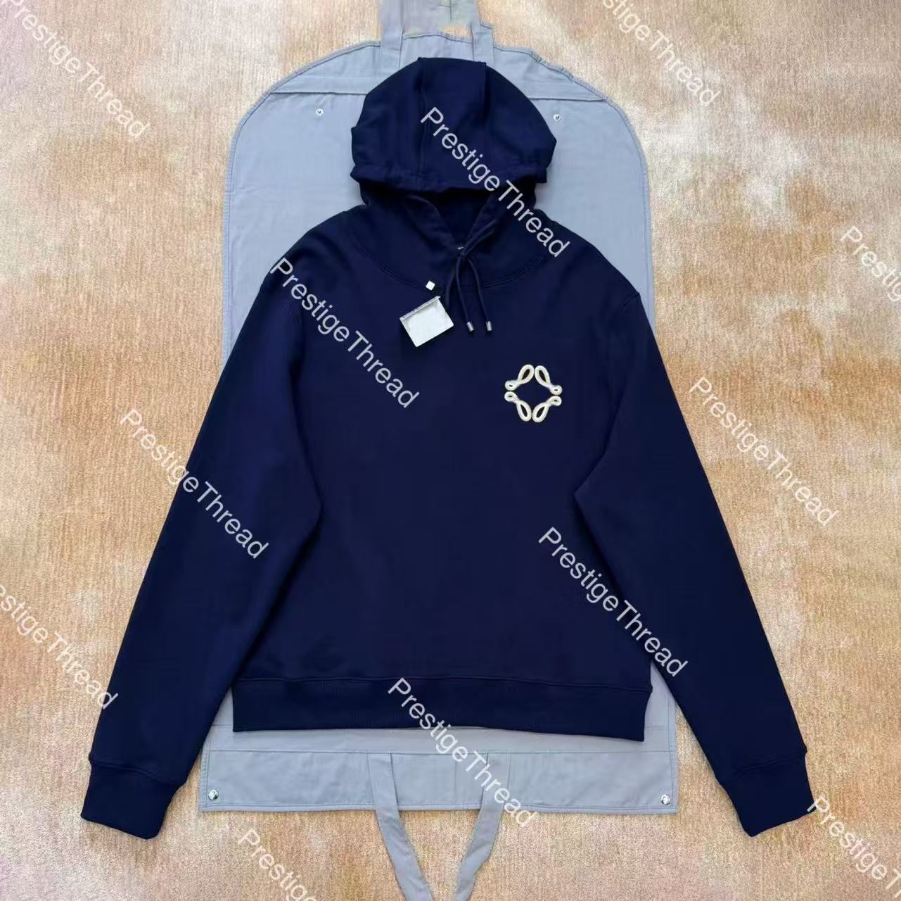 26 New Embroidered Hoodie Designer Men's Hoodies & Sweatshirts Embroidered Logo Cotton Drawstring Pullover Hoodie