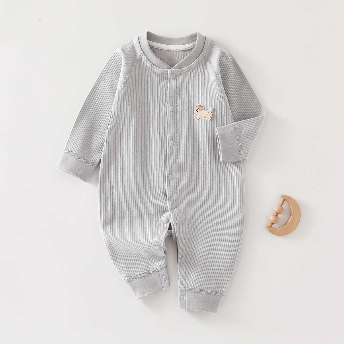 Baby Romper Spring and Autumn Style All Pure Cotton Seamless Long Sleeve Jumpsuit Newborn Open Outfit Clothes Q260919