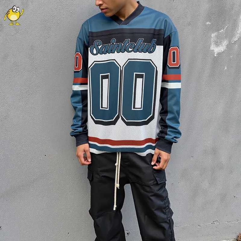 Men's Hoodies Sweatshirts 2025 Vintage Saint Long Sleeve T Shirts Men Woman Fashion Casual Hip Hop Loose Streetwear Spring Summer Classic All-m