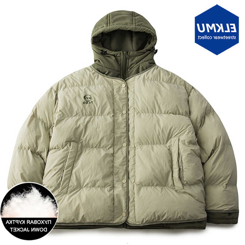 Men's Parkas Men's Winter Down Jackets Thicken Warm Parkas Streetwear Harajuku Oversized Bubble Coat Vintage Padded Jackets Outwear C26092