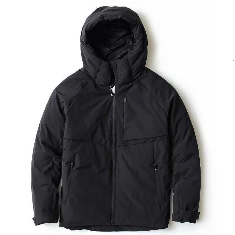 Outdoor Men's Winter Down Parkas Men's Hooded White Duck Down Jacket Windproof Warm Thicken Fluffy Down Coat Male C260922