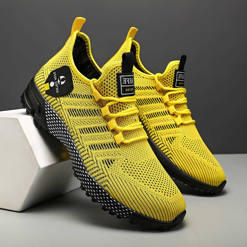 Casual Shoes 2024 fashion Men's Sneakers Breathable Mesh Casual Shoes Comfortable Non Slip Outdoor Running Shoes for Men High Quality Sneaker D