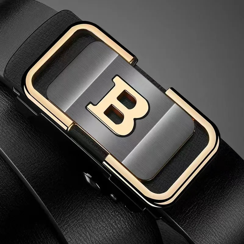 Stylish Men's PU Leather Belt - Fashion Belts for Daily Life, Leisure, Party, Festival, Work, and Business Automatic Buckle 26L0922