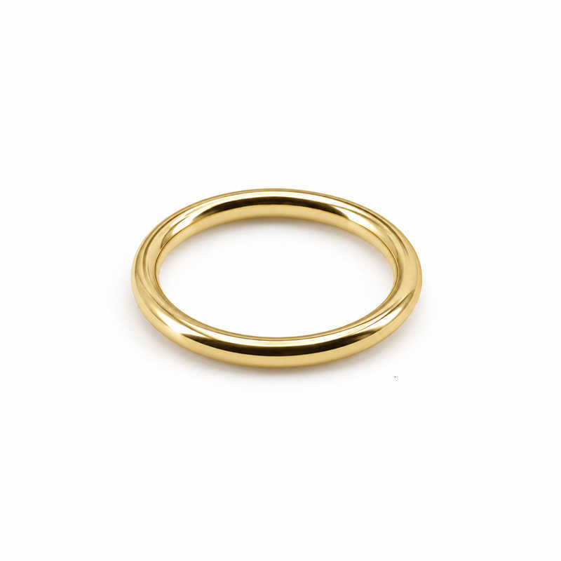 Trendy Band Rings 1.7/2.3mm Thin Stainless Steel Ring 18K Gold Plated Minimalist High Polish Plain Stacking Band Rings Women WholesaleT260922