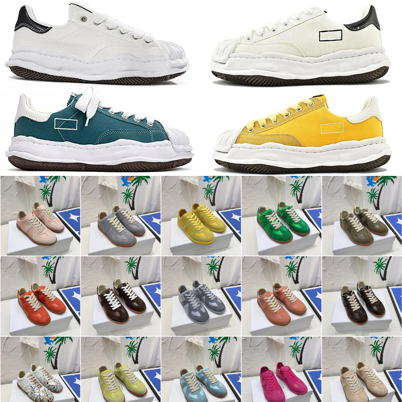 Designer Mason Peterson mm6 Sole Canvas Mastermind Blakey Shoes Men Women New Casual Dissoed Low Natural Hank Blue Purple Green Black Sneakers