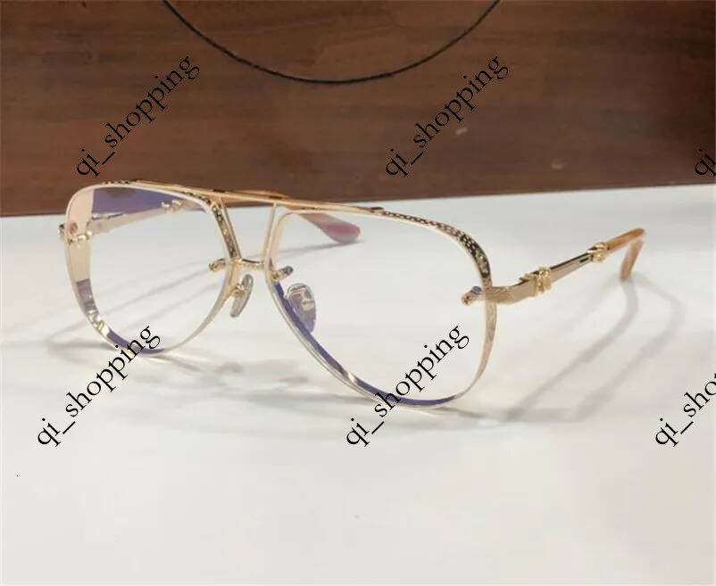 New fashion design pilot metal frame optical eyewear 8155 retro simple and generous style high end eyeglasses with box can do prescription lenses