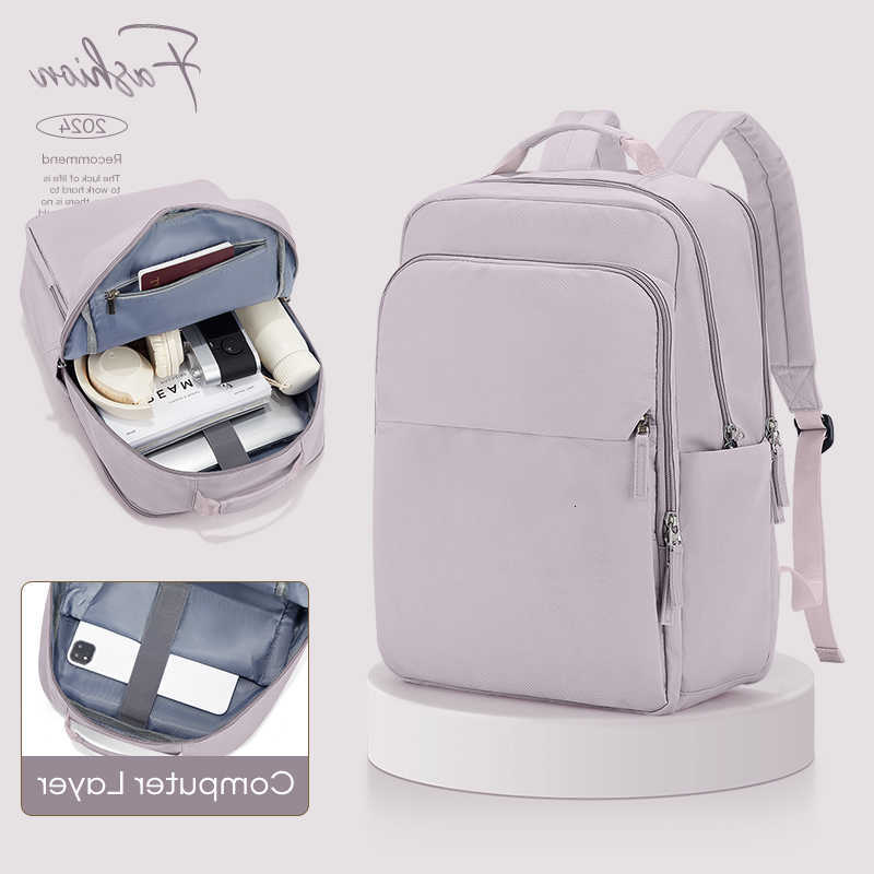 Women Backpack Style Backpacks for Versatile College Daypack Casual Student Schoolbag Waterproof Large-Capacity Travel Backpack Laptop Bag H260922