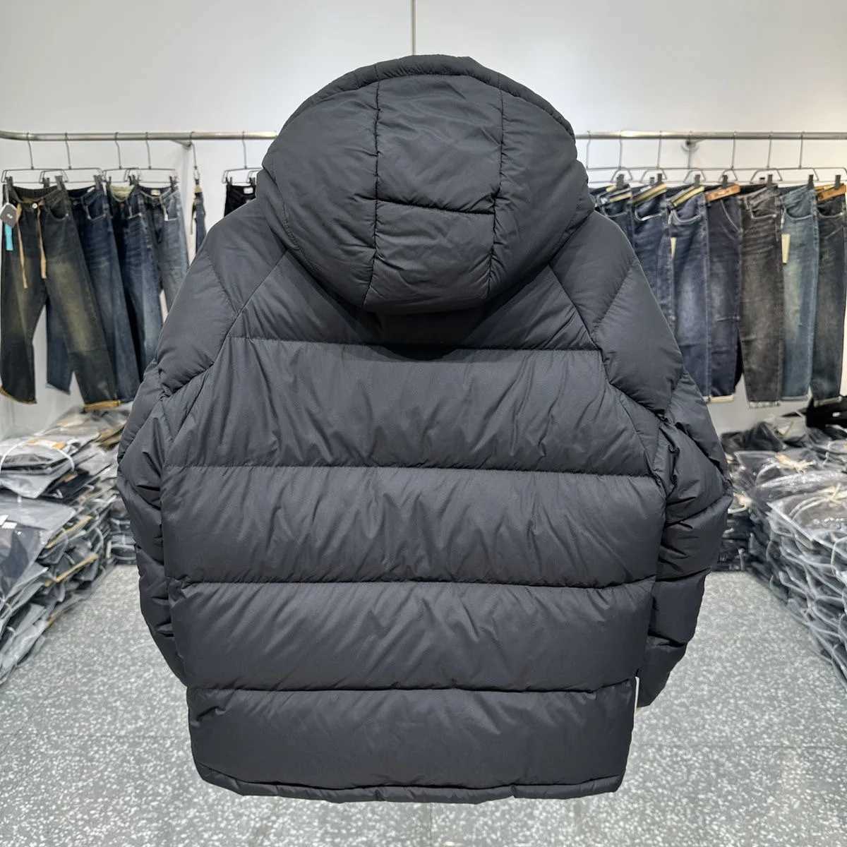 men's Men's Down Parkas Winter padded jacket with hood windproof and warm thick plus size anti cold jacket parka coat outdoor fashionable
