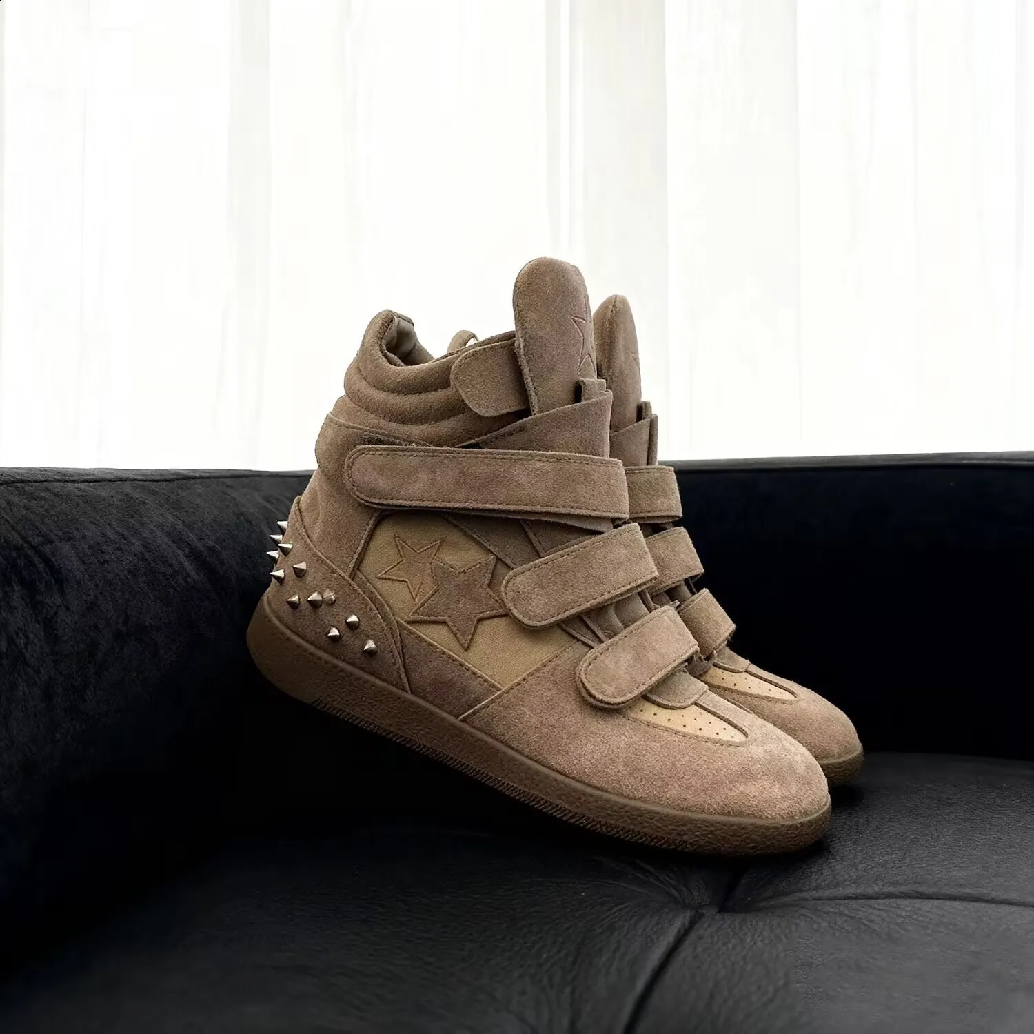 2026 Botas de Mujer, zapatos informales de caña alta a la moda, zapatillas de deporte de fondo plano de gama alta para Mujer, botines, Botas para Mu