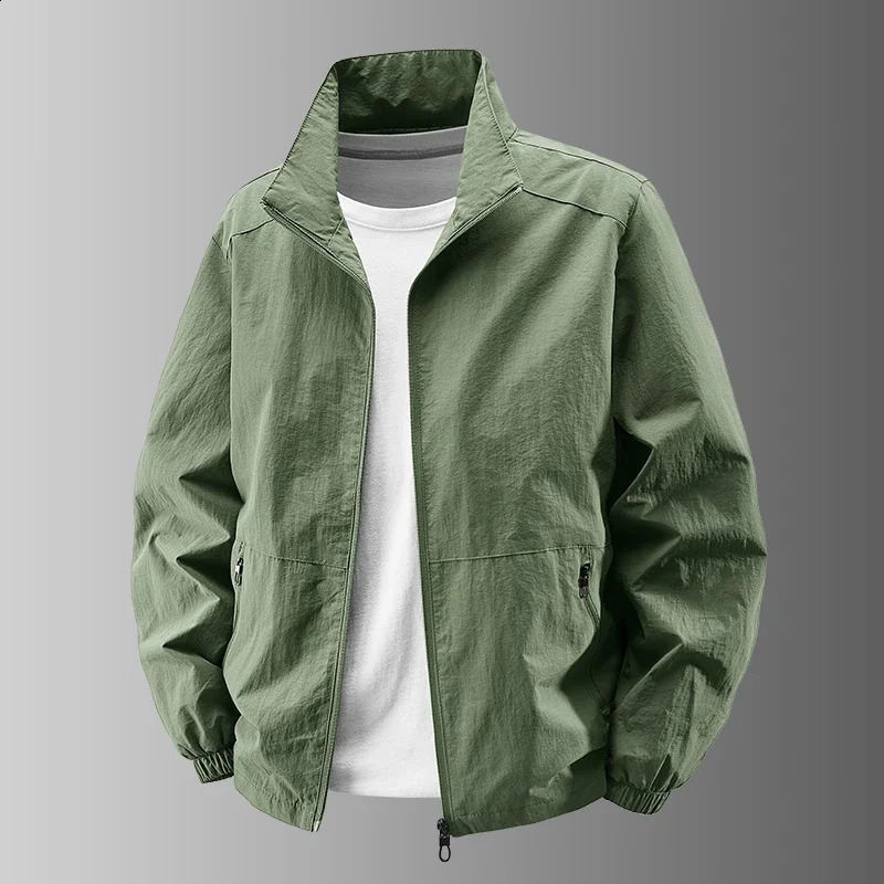 Men Outdoor Cycling High Quality UV Resistant Jacket Fashionable Versatile Windproof Breathable Jacket Spring Autumn Comfortable 260921