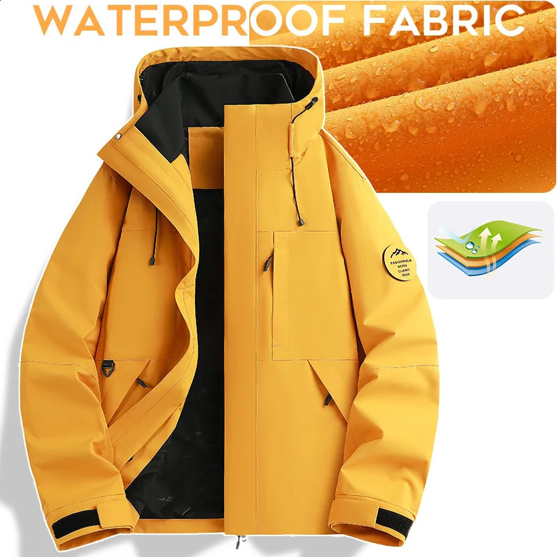 Outdoor Windproof Waterproof Sports Jacket Casual Hiking Climbing Jackets Unisex Spring Autumn Style Autumn Coat 260921