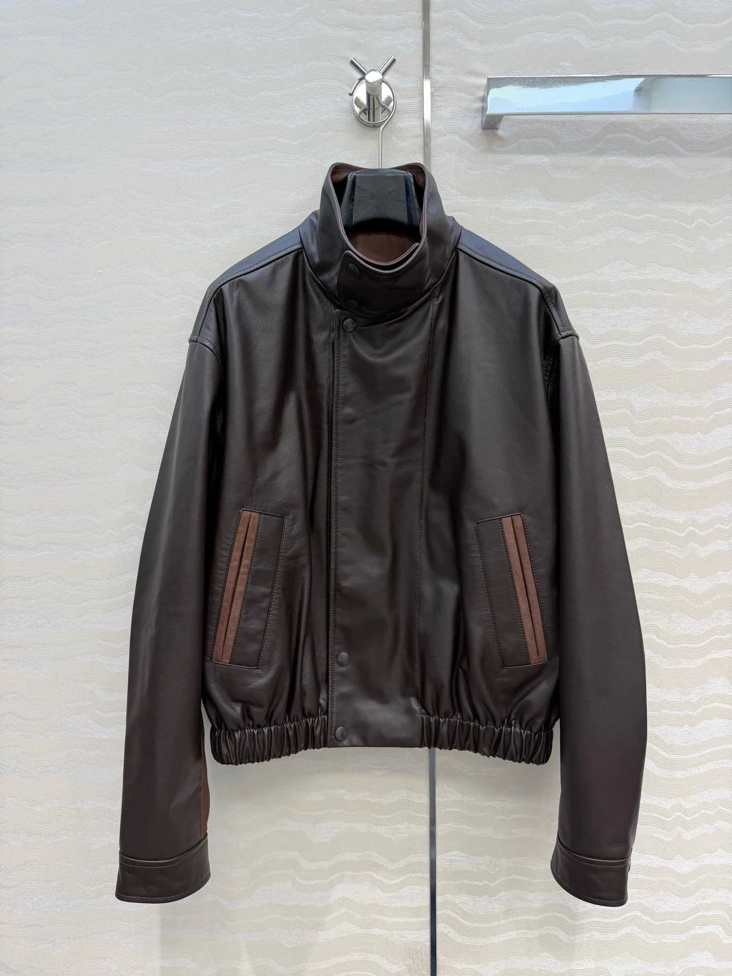 New 2026 Autumn/Winter Women's Leather Jacket 100% Sheepskin Material High Quality Soft Versatile Simple C260921
