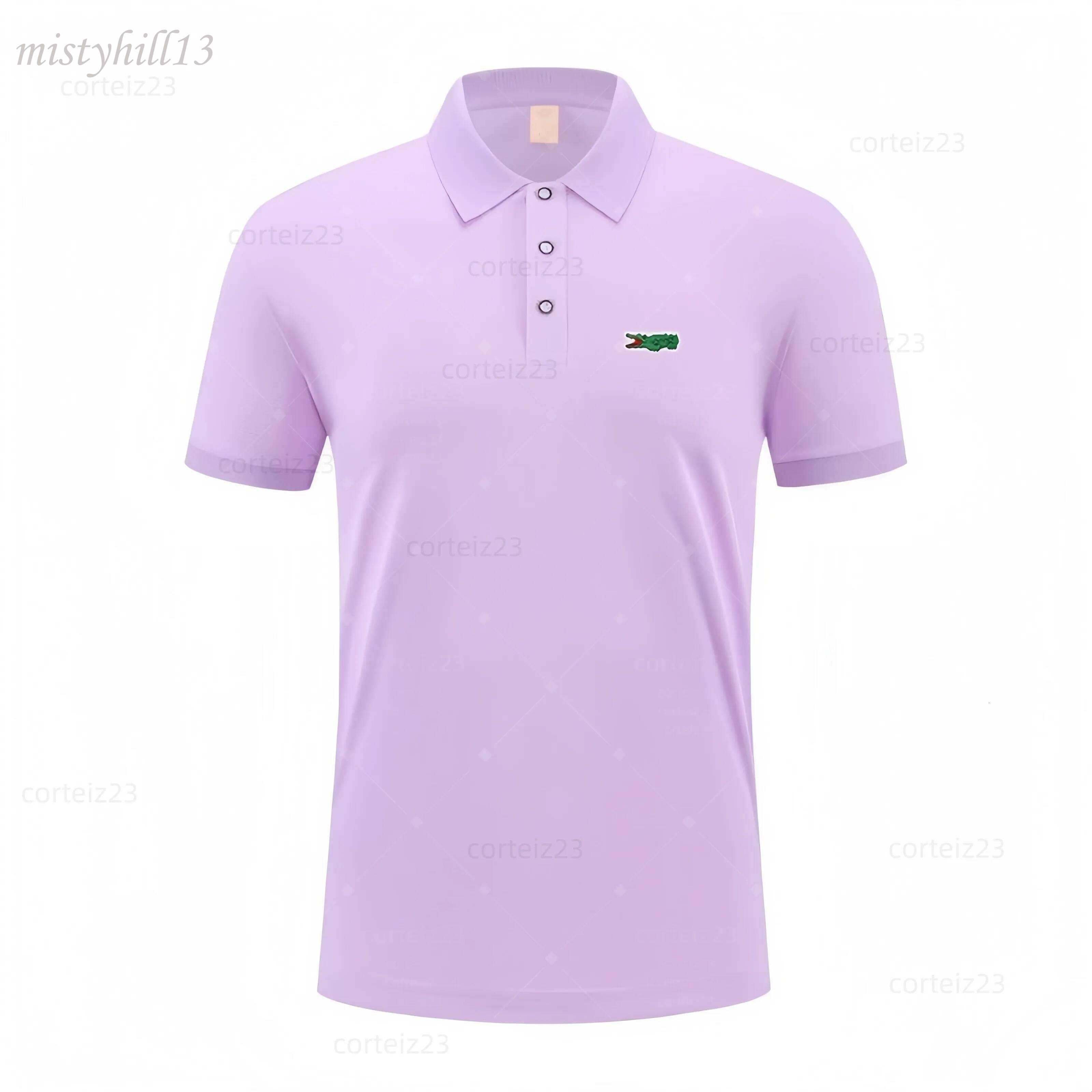 lacostness hoodie Designer Summer New Sleeve Polo Sport Shirt Casual Breathable Turn Down Collar Fashion Mens Shirts Trendy Comfortable Clothing Lac