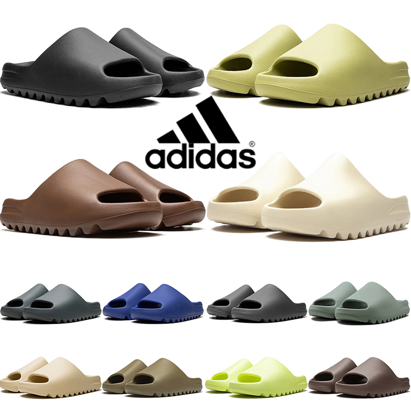 Yeezy Slide designer for men women comfortable soft slippers classic black grey navy blue cloud white brown outdoor slides stylish mens womens beach