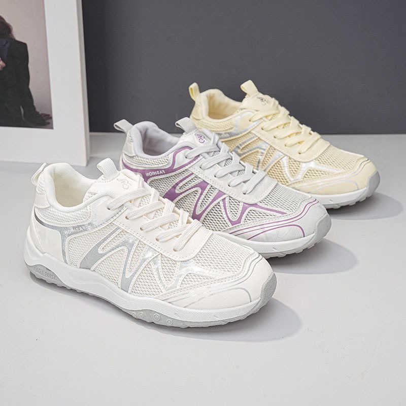 Women Casual Shoes Summer Breathable Mesh Shoes Outdoor Fitness Running Sneakers Plus Size Sports Walking Shoes New Casual Ladies Trainers D260922