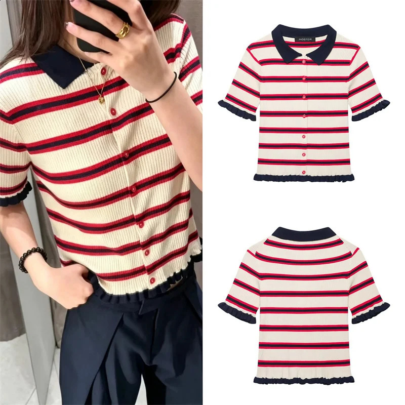 Guobioziy Womens Knit Sweater 2026 Spring Vacation Solid Casual Knit Top 260921