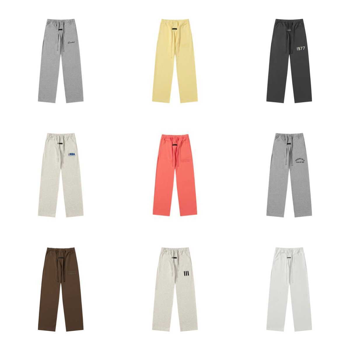 26SESS men's casual pants straight-leg wide-leg loose fit new printed design versatile and fashionable unisex style T260921