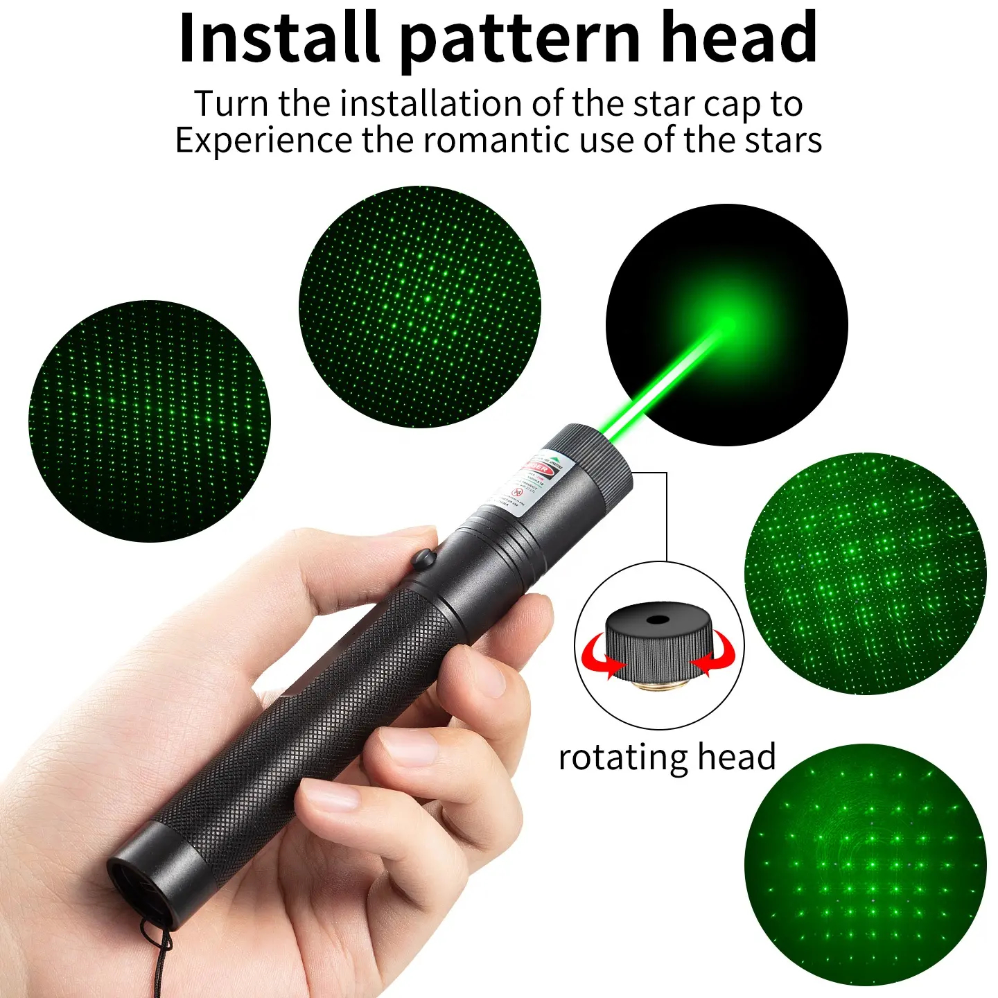 USB High Power Laser Pointer 303 Rechargeable Laser Pen Stars Laser Flight Sight Built-in Battery Green Red Purple Torch Lazer Light Electric Diagra