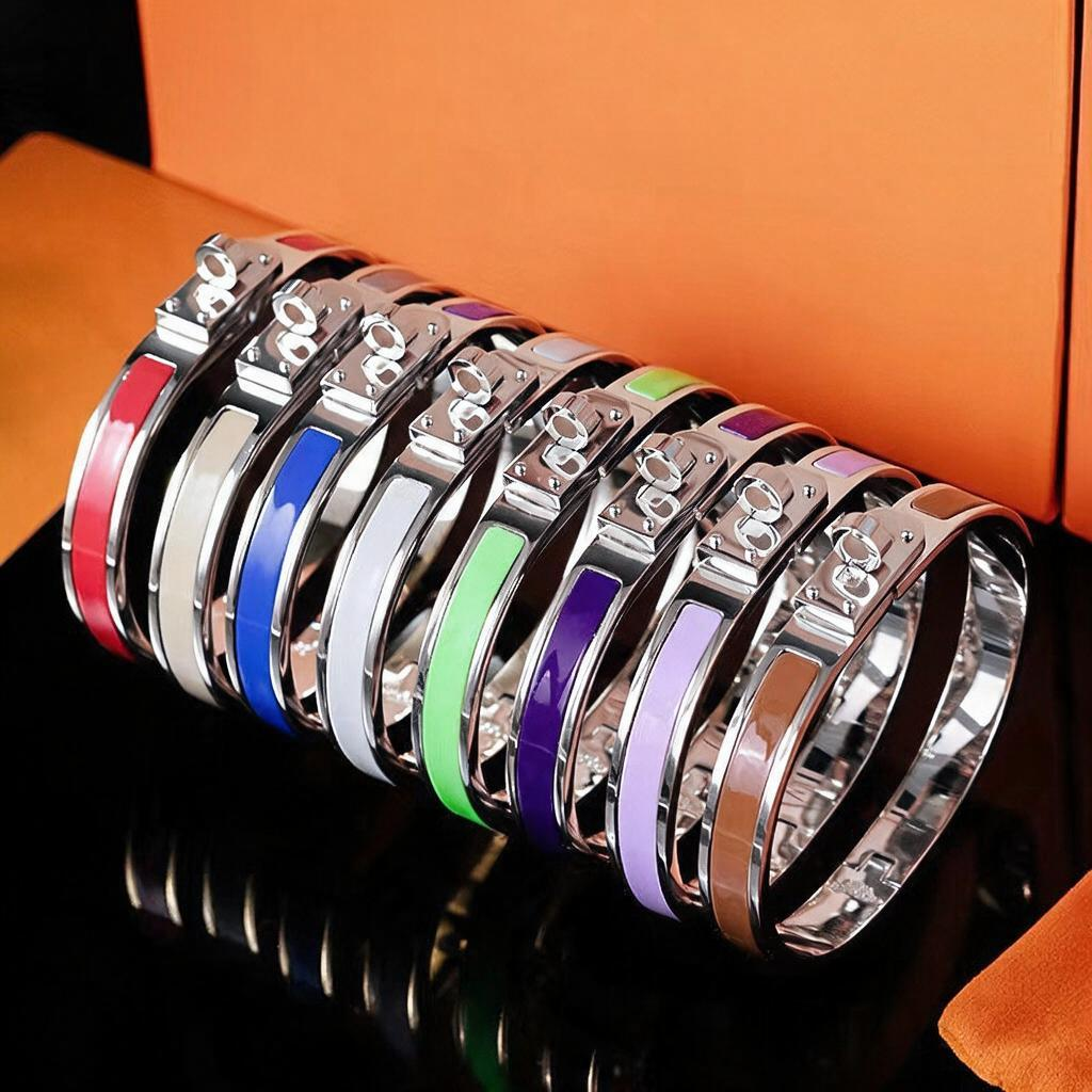H Bracelet Women's Designer Creates Silver Ring Charm Bracelet High Quality Non fading Luxury Jewelry