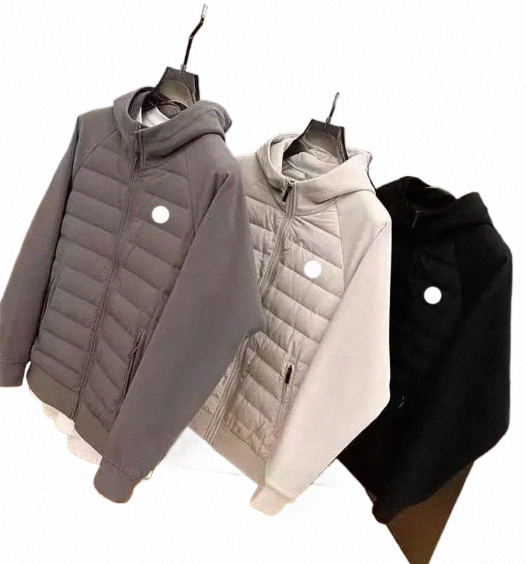 designer Mens Jackets Hoody Coat Mens Jacket QR Code Cotton Autumn Spring Casual Jackets For Man Zippers Full-Zip Hiking Travel Windproof Male Outwe
