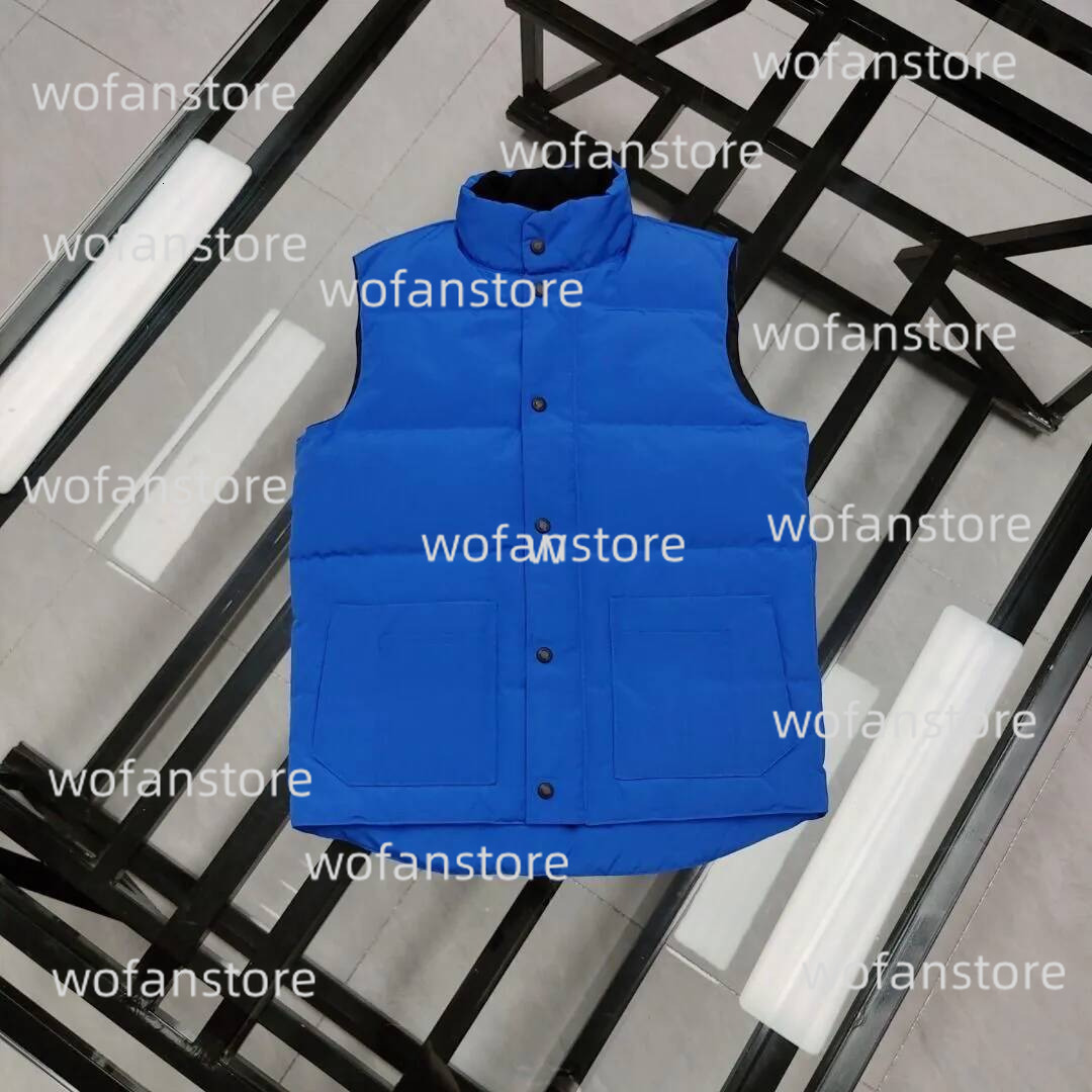 Mens Vests Designer Jackets Men Vests Top Canadian Puffer Jacket Femme Gilet Parka Zipper Button Letter Embroidery Slim Outerwear Windbreaker Men Wo