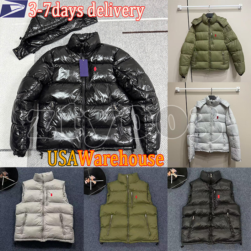Designer Polos Jacket Mens Jacket EmbroideryLetters Down Coats Thickening autumn awinter keepwarm Outdoor Hooded Waterproof Jackes