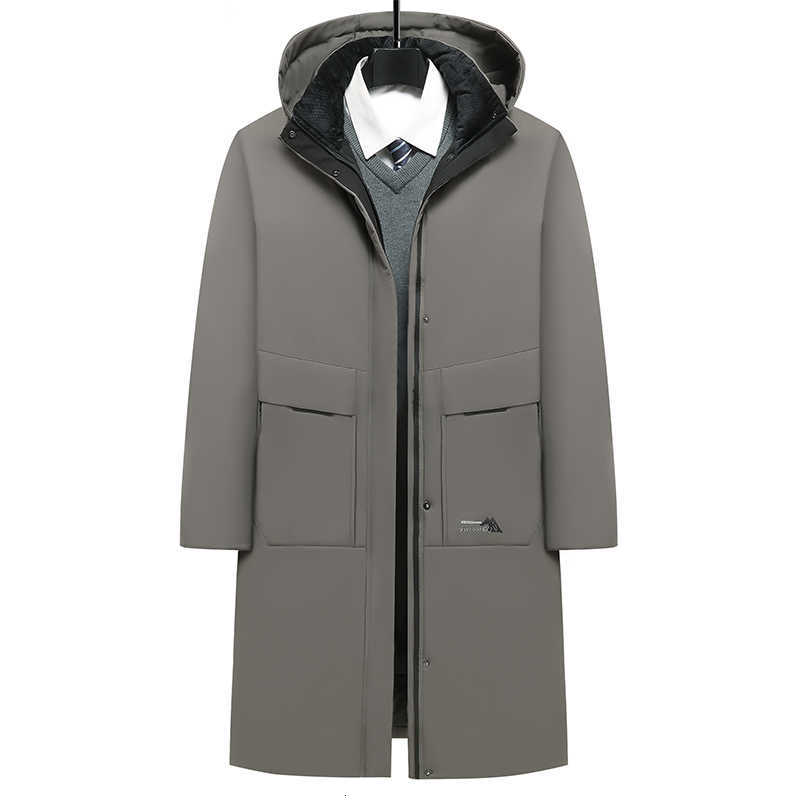 Coat Men's Down Parkas Thicken Hooded Jacket Overcoat Keep Warm coats Men winter long warm Parkas Coat Windbreaker Big Pockets Winter Parkas Me