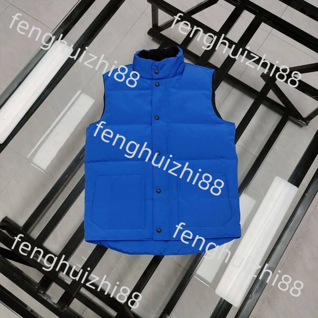Designer Mens Vests Jackets Men Vests Top Canadian Puffer Jacket Femme Gilet Parka Zipper Button Letter Embroidery Slim Outerwear Windbreaker Men Wo