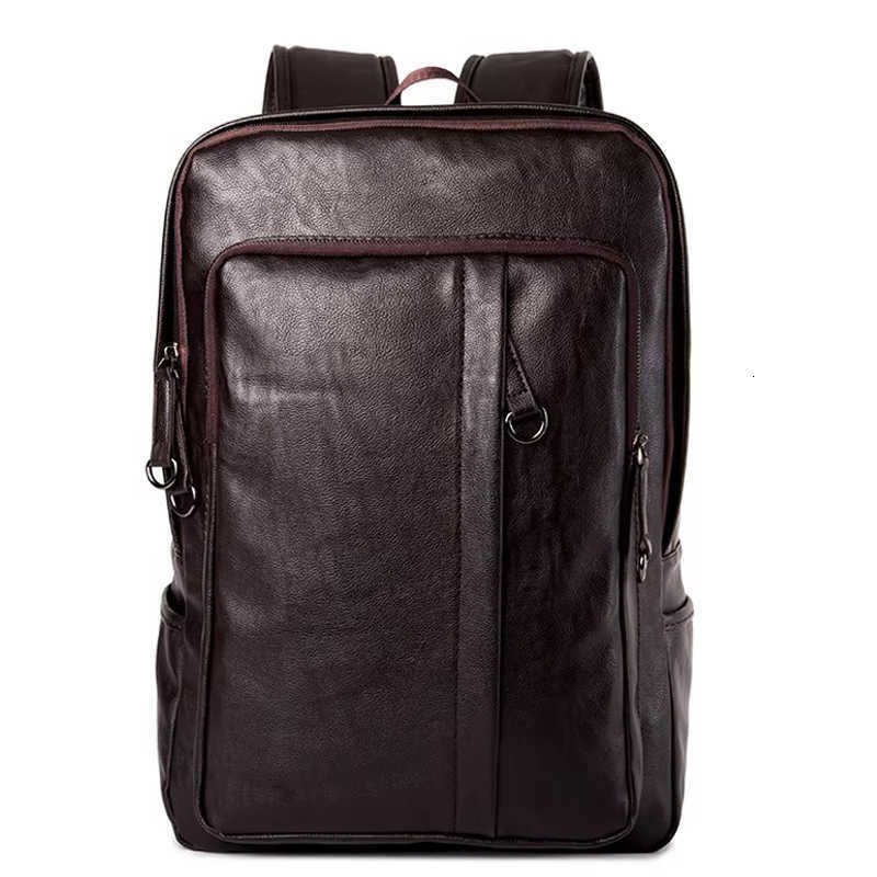 Men Backpack Backpack Style Men's Leather Backpack For Teenagers Casual Men Backpacks Large Capacity Laptop Backpack Travel Bags H260922
