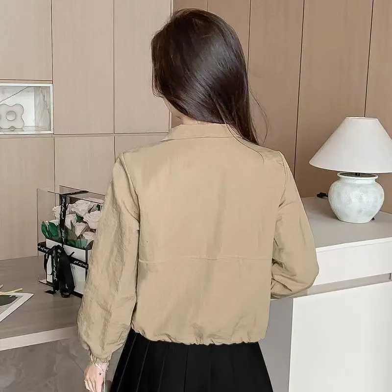 Women's Jackets 2026 Spring Summer New Printed Short Jacket Ladies Fashion Sunscreen Coat Women's Casual Joker Outerwear Commuter Femme Ou