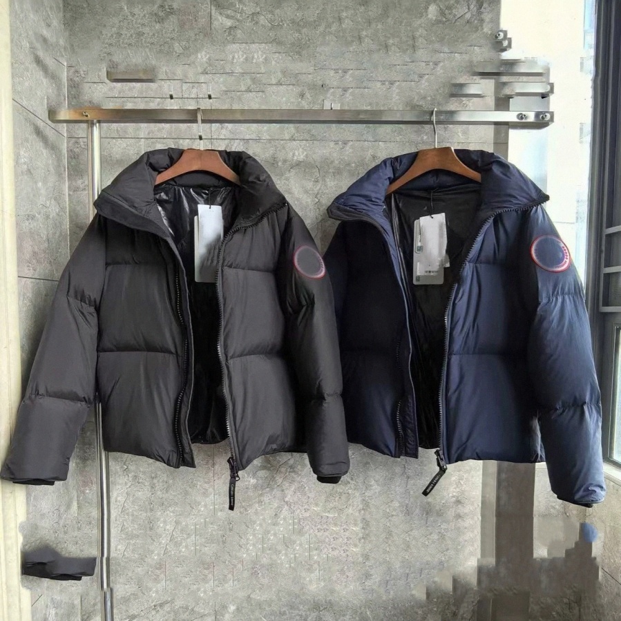 New top-quality men's and women's 2802 model down jacket with 80% white duck down, winter men's and women's stand-up collar thic
