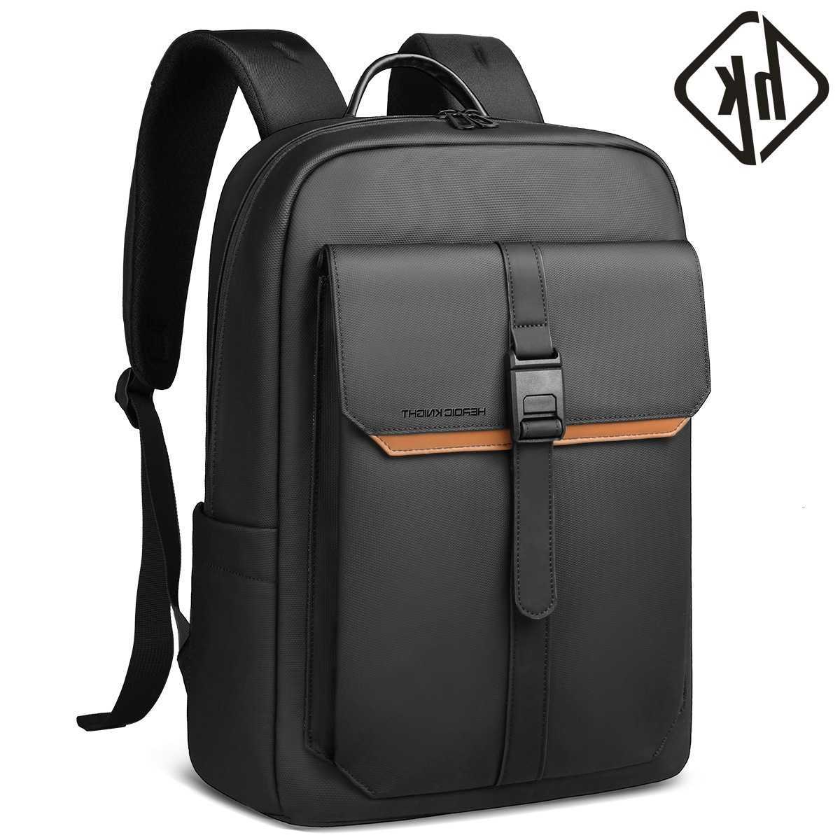 Style HK Stylish Business Backpack Backpack for Men Waterproof 15.6 inch Flap Laptop Backpack Multiple Pockets Casual Daypack for Work School H26092