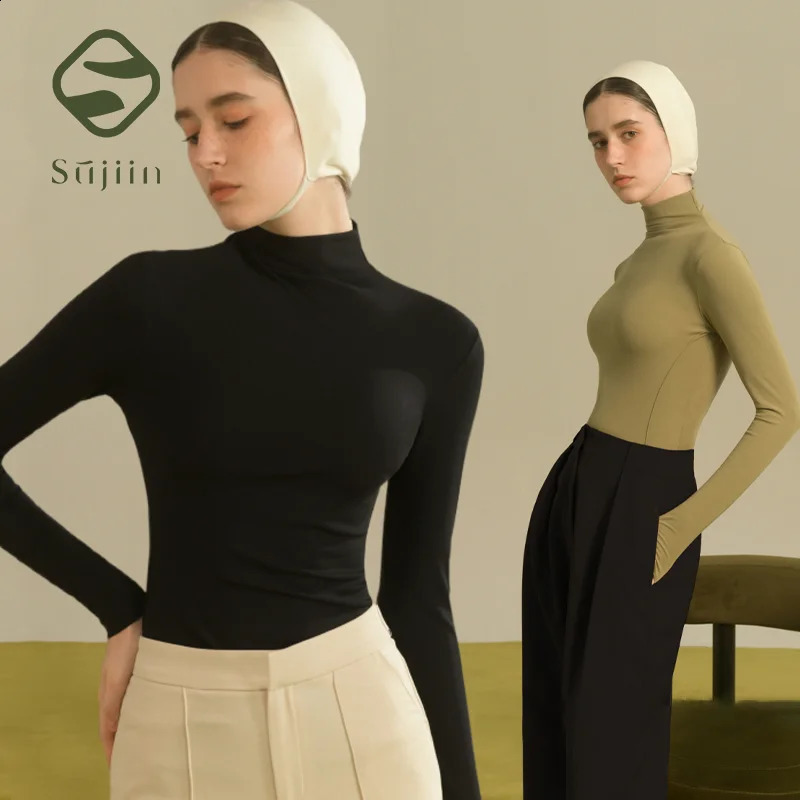SUJIIN Thermal Shirt Underwear Woman 2026 Autumn Winter Slim Warm Bottoming T-Shirt Tops High Quality Female Undershirt WC036 260921