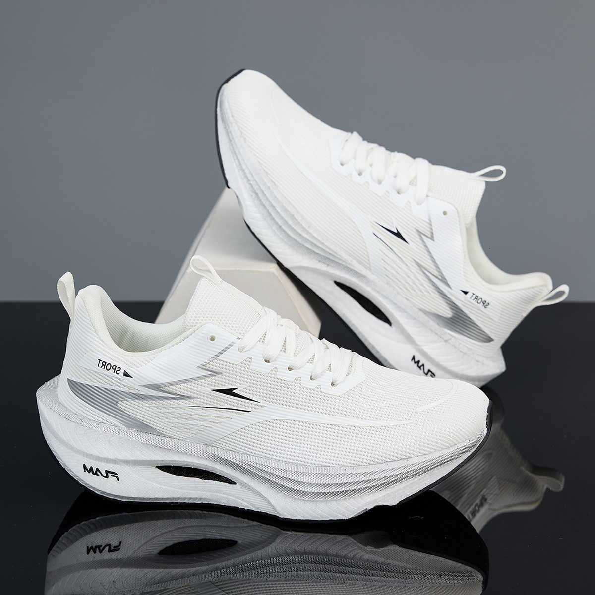 Casual Shoes Men Sports Running Shoes Casual Marathon Breathable Lightweight Women's Comfortable Athletic Nonskid Walking Sneakers Outdoors D26