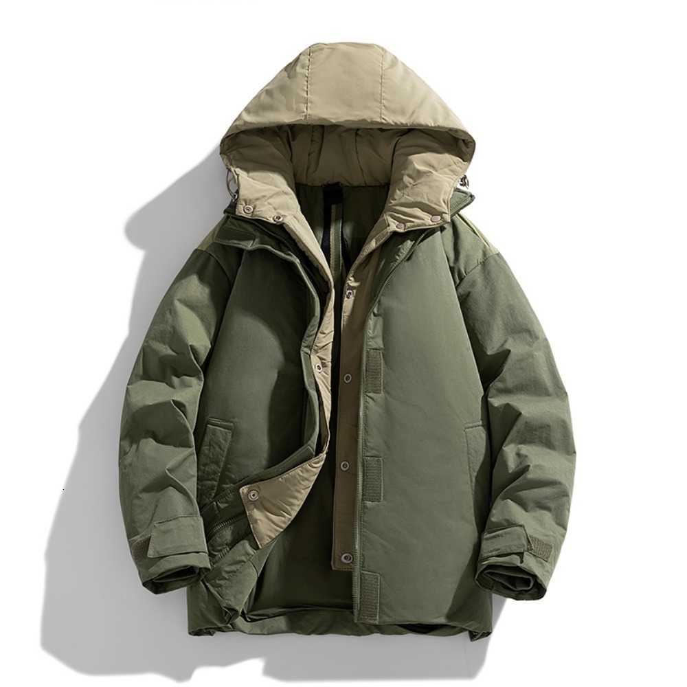 Winter Men's Down Men's Parkas Hooded Down Jacket Thickened Warm Jacket Trendy Casual Versatile Loose Top C260922