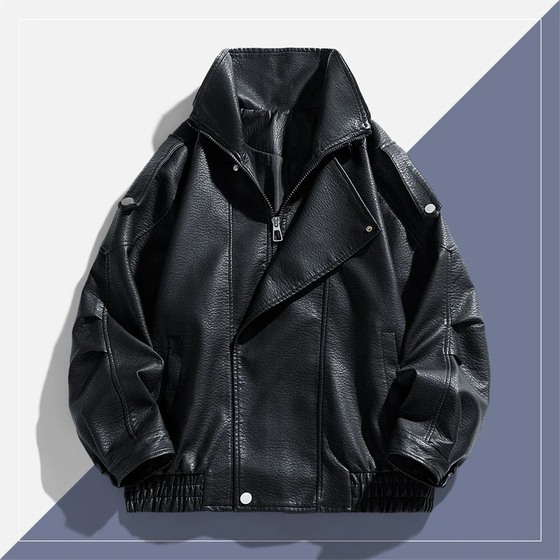 Autumn Winter High Quality Outdoor Handsome Windproof Breathable Leather Jacket Comfortable Multi functional Trendy 260922