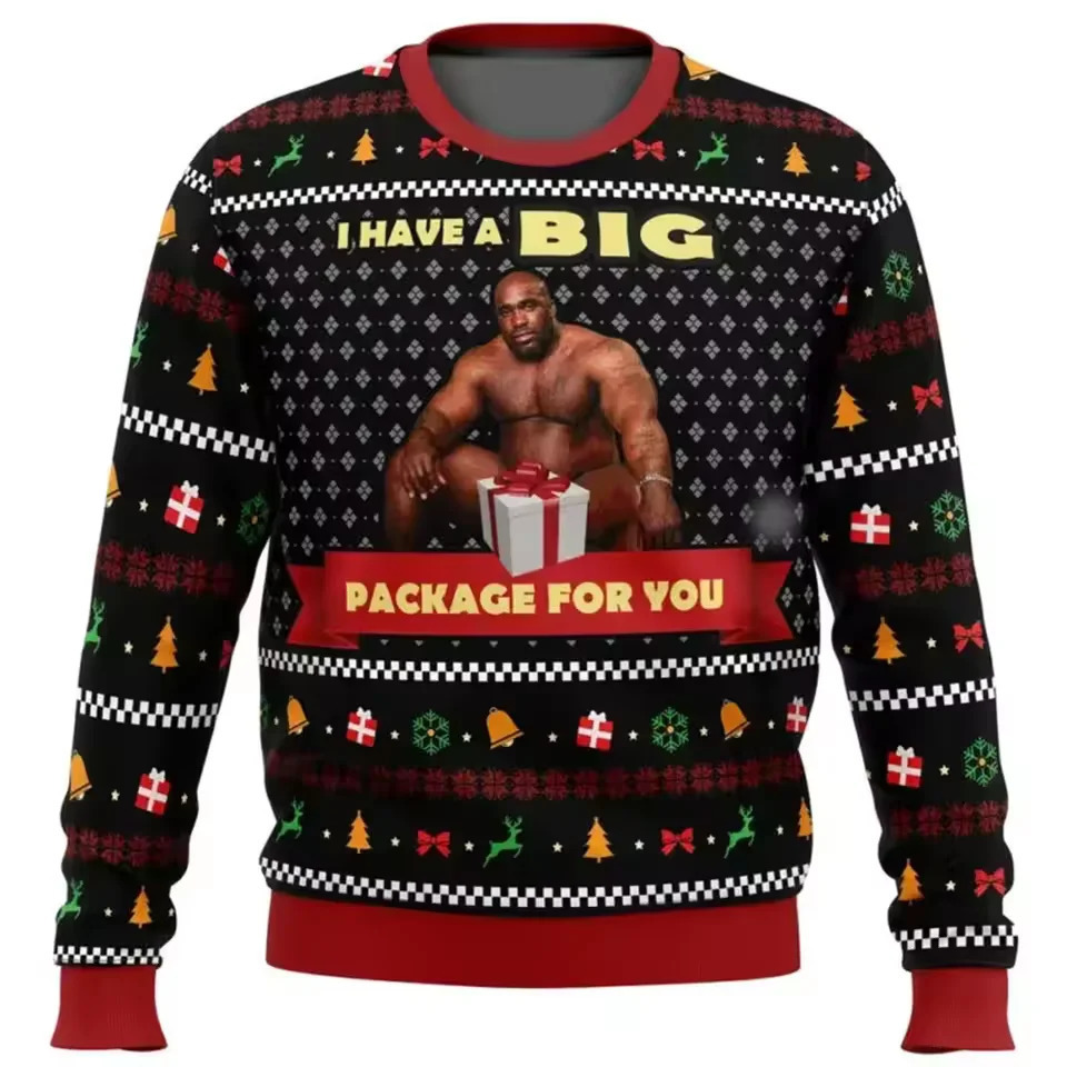 Home Alone Ugly Christmas Sweater Men Women Pullover Round Neck Long Sleeve Top Christmas Clothing 3D Funny Printed 260922