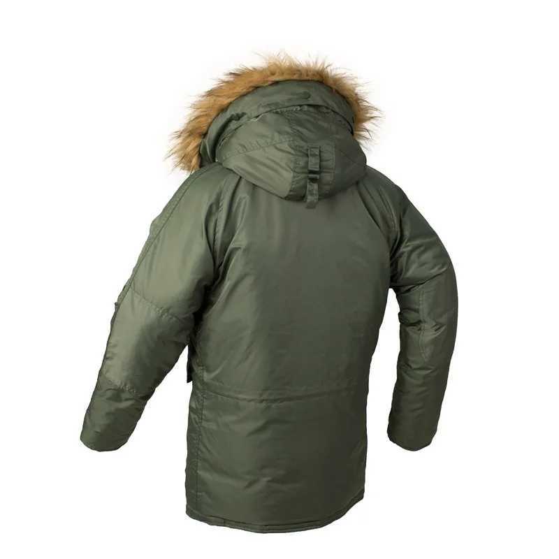 Men Men's Down Outwear Parkas Jacket Coat USA SIZE Parkas Large Size Military Plus Size Fur Hood Long Waterproof Windproof New Winter Thick Par