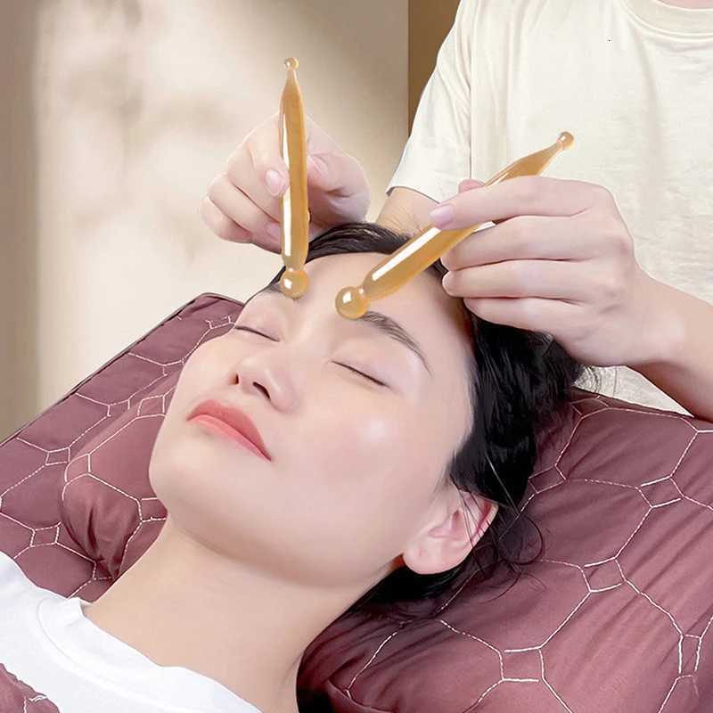 Natural Face Stick Massager Massage Jade Stick Stone Gua Sha Facial Massage Acupunctur Point Pen Chinese Medicine Guasha Beauty Messager Tool N26092