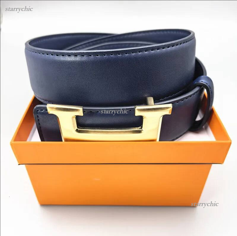 H Belts Designer belt Fashion Classic mens Genuine Leather belt business luxury Brand belt mens womens color gold and silver glossy Vintage buckle 4