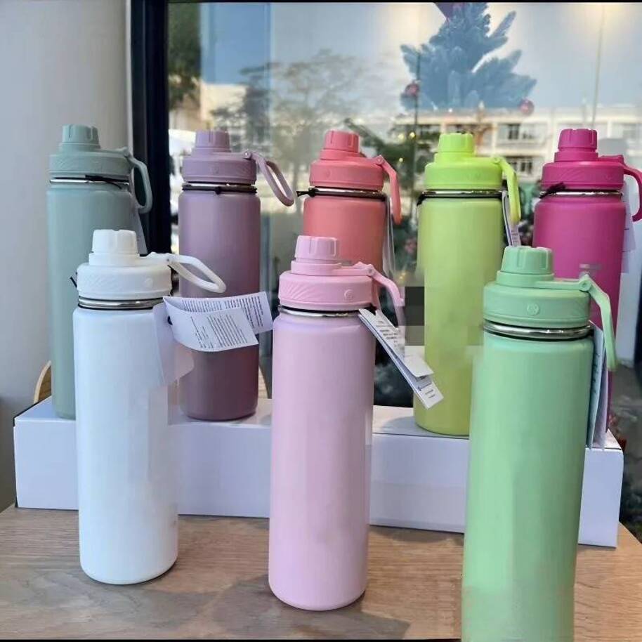 Tumbler 710Ml Designer Water Bottle Stainless Steel Sports Coffee drinking Mug Cold And Hot Double Layer Insulated Cup Titanium Vacuum Portable Leak