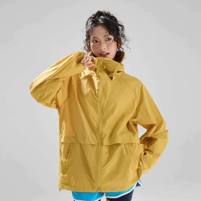 Women's Jackets Couple's Outdoor Ice Silk Sun Protection Clothing Breathable Skin Shirt Women's Multi-Functional Hooded Lightweight N