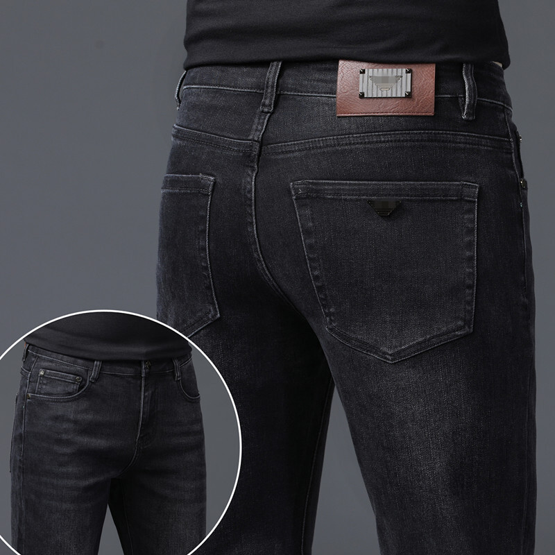 Designer Brand 2026 Autumn New Collection Men's Slim-Fit, Slightly Tapered, Stretch Denim Jeans A Lightweight, Luxurious, Fashionable, 2050