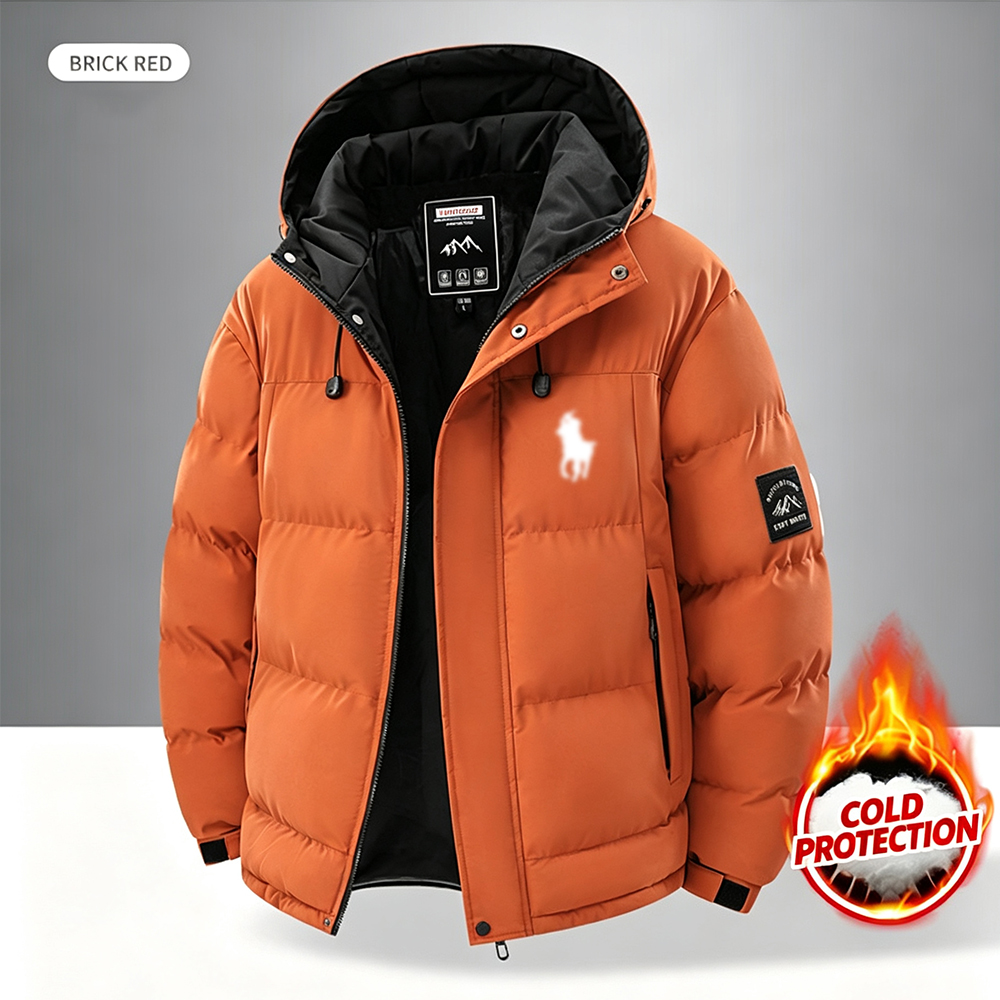Multiple Sizes To Choose From Fashion Hooded Parkas Outdoor Casual Thickened Warm Overcoat Men Windproof Cotton Jacket with Hoodies