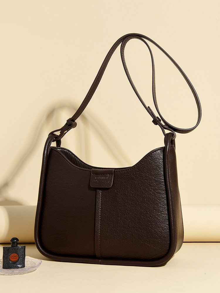 Cross-border handbag autumn/winter new collection: lightweight, retro-style underarm simple and versatile for commuting, shoulder crossbody bag, wom