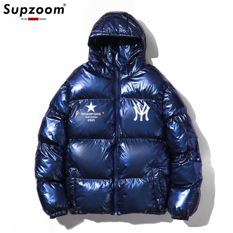 Supzoom Men's Down New Parkas Arrival Top Fashion Hip Hop Print Bread Suit Winter Cotton Couple Cold Clothes Hooded Casual Mens Jackets And Coa
