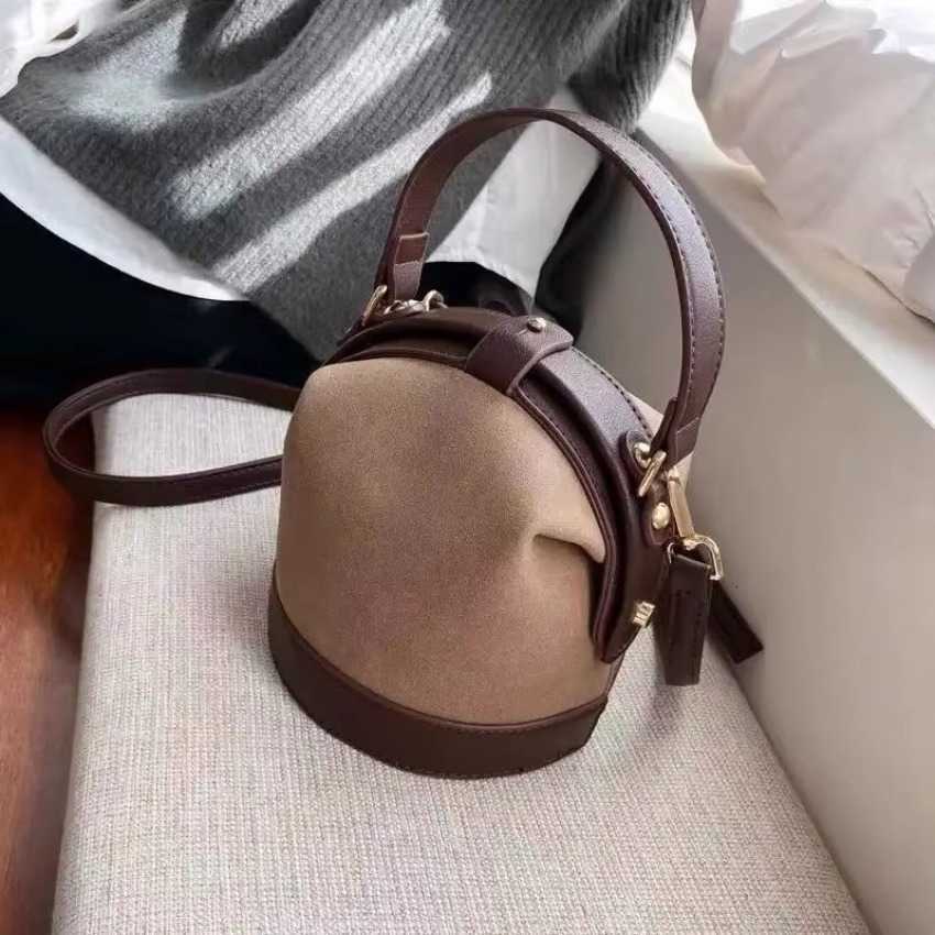 Pcs 1 Cross Shoulder Body Bucket Bag Korean Edition Simple Crossbody Bag Versatile Crossbody Bag Fashion Handbag Spring Summer New Fashion H260922