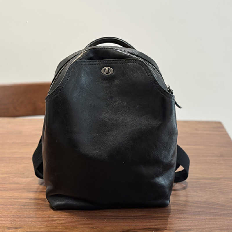 layer The first Backpack Style of cowhide travel backpack large capacity leather fashion backpack soft leather leisure school bag H260922