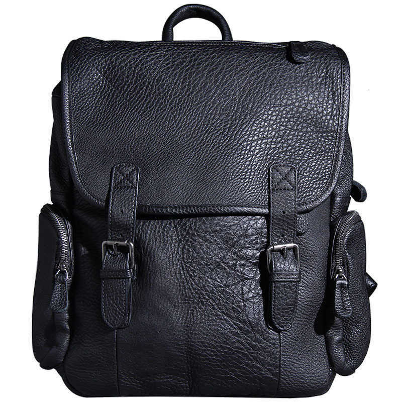 Style The First Layer Zaino in pelle da uomo Zaino Borsa a tracolla da viaggio Zaini per laptop di grande capacità Zaino casual Uomo H260922